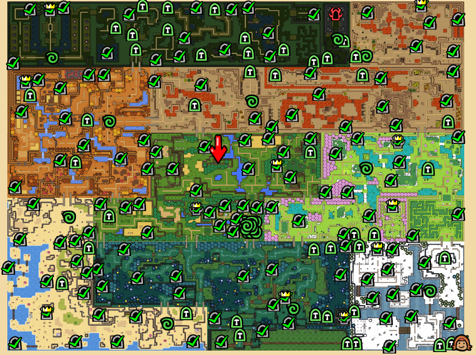 Ittle Dew 2 Full Map