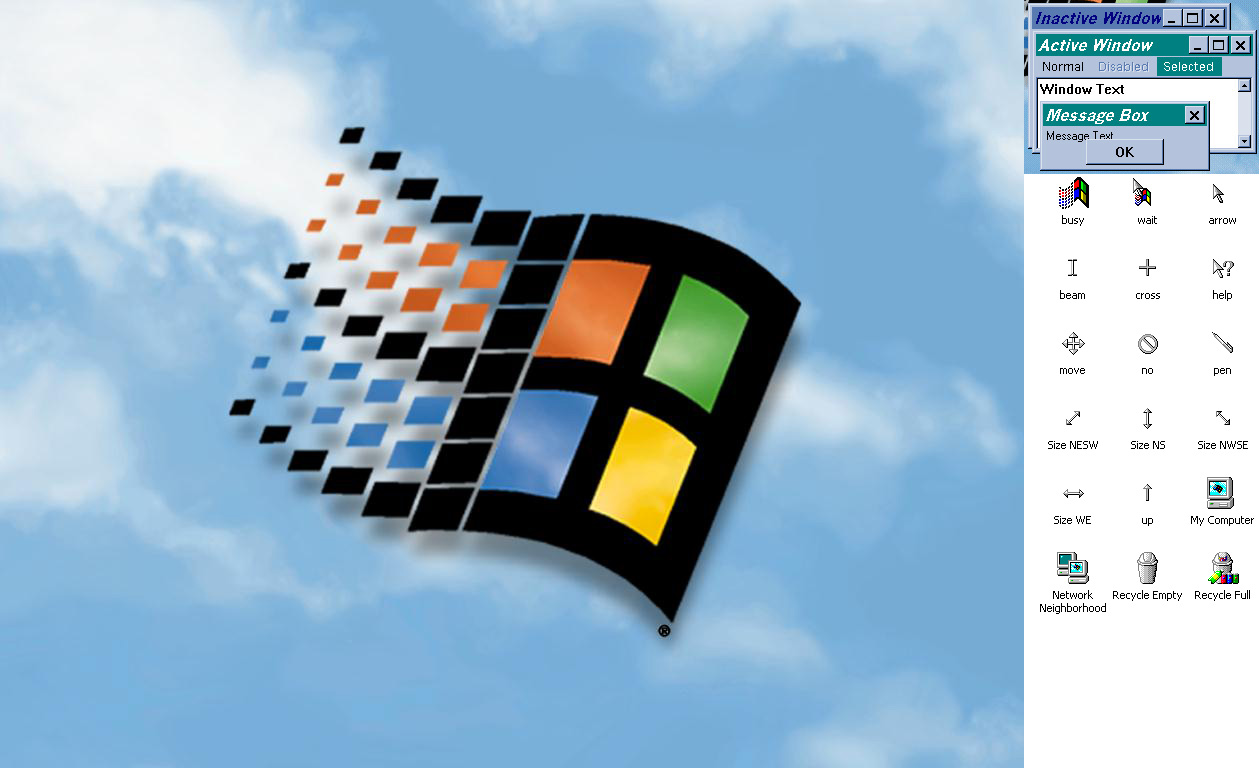 Windows 98 Theme