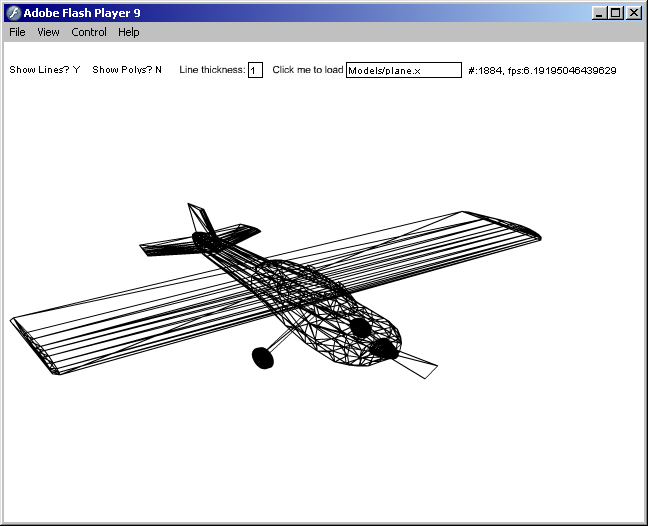 3D Engines: Flash, Wireframe