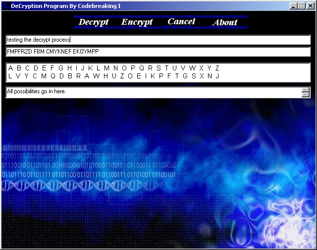 Decrypt: Encrypting
