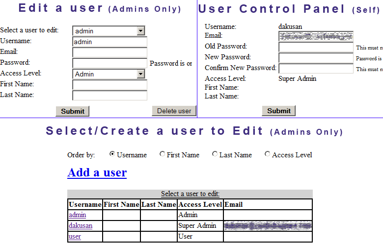 User Management