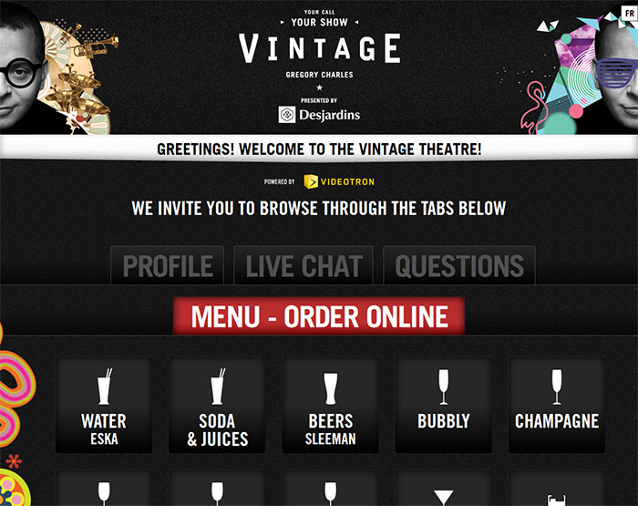 Vintage Experience: Live Site