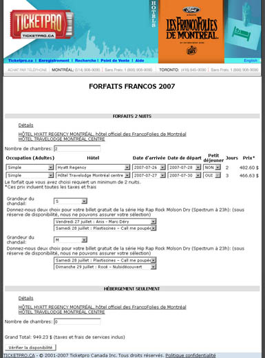 Ticketpro Hotels Screenshot